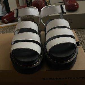 White Doc Marten Sandals